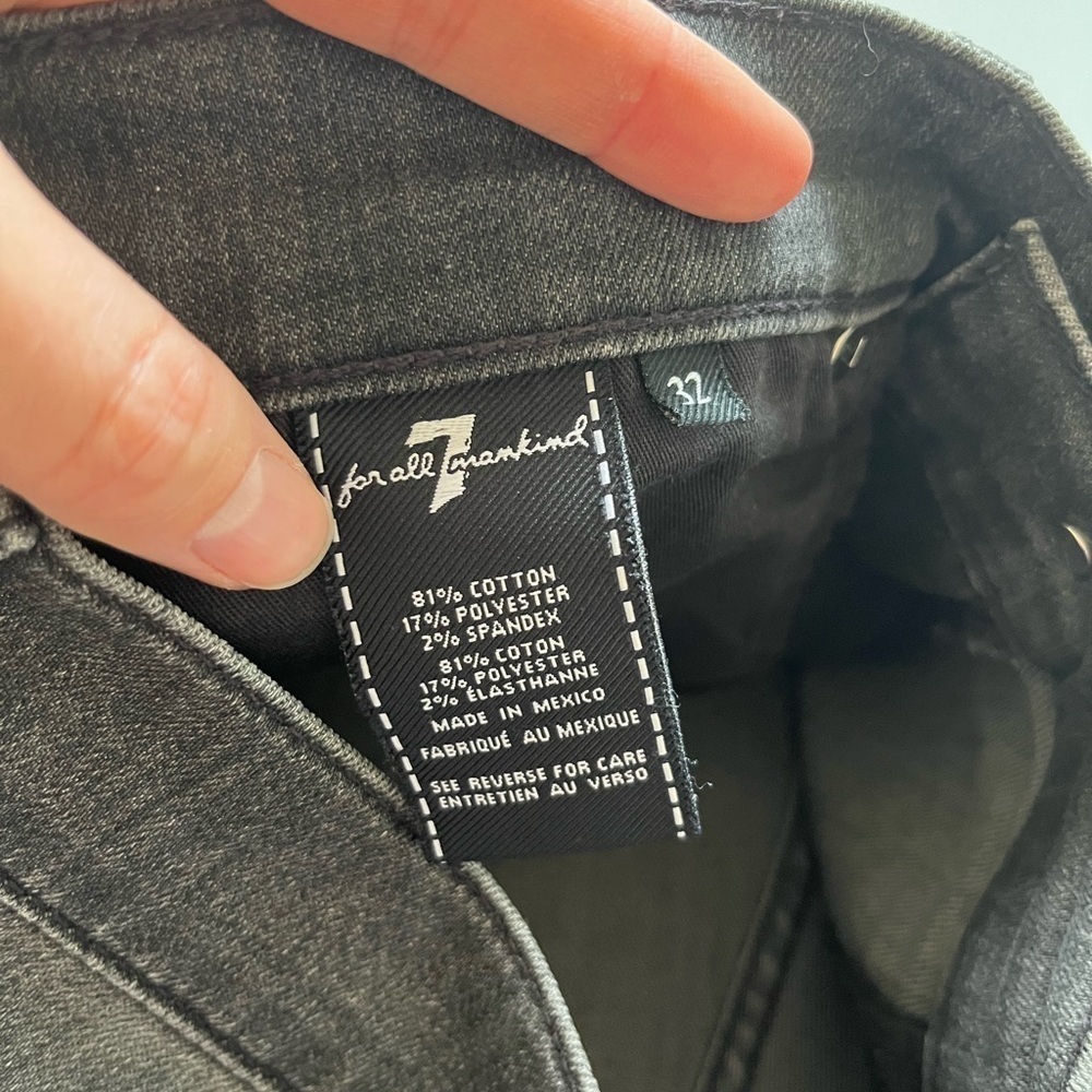 7 for all mankind Adrien grey slim straight jeans - Picture 7 of 7